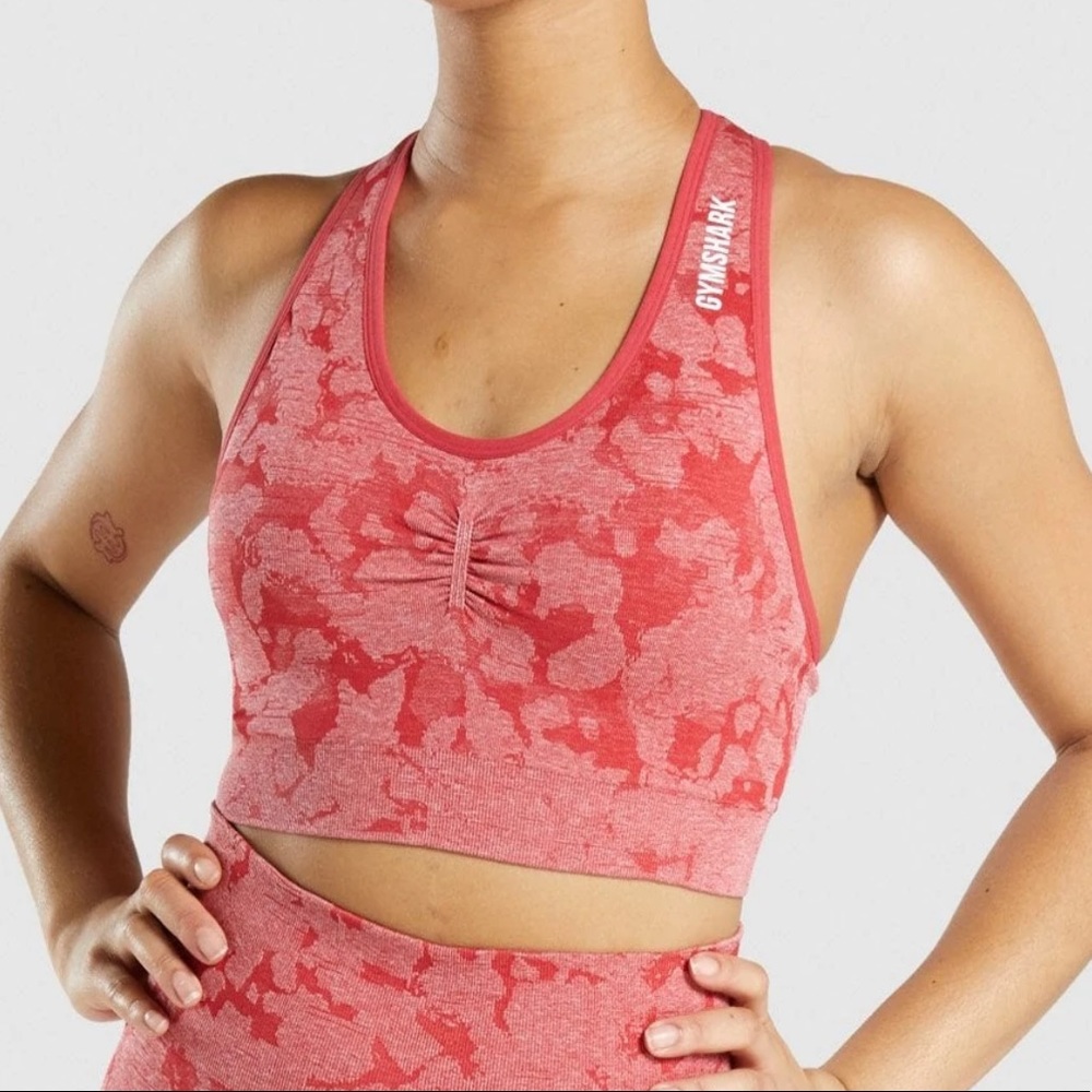Gymshark Adapt Camo Seamless Racer Back Sports Bra